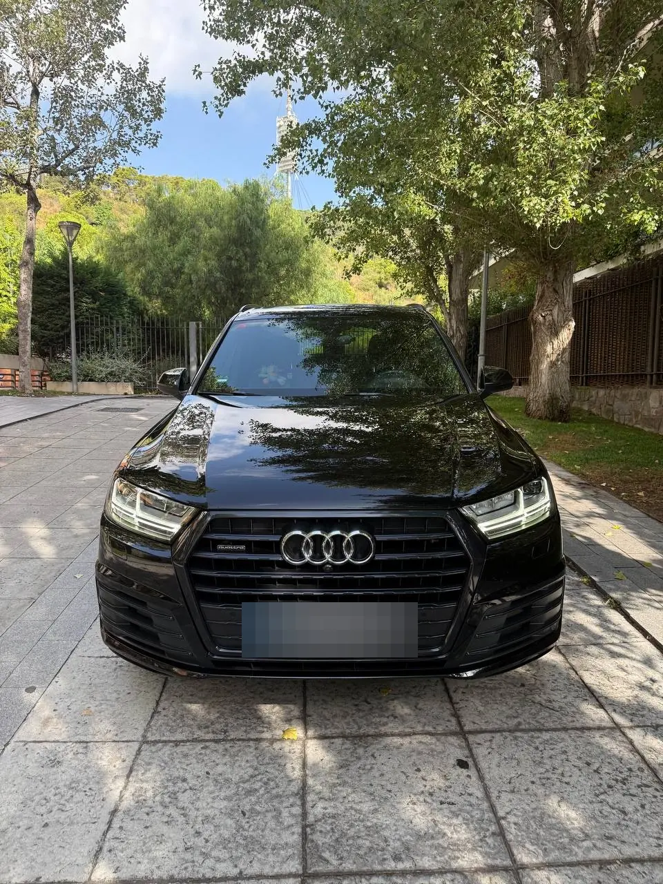 Audi Q7 3.0 TDI quattro S line · 7 seats · Air suspension · Panorama · 360° camera · 2