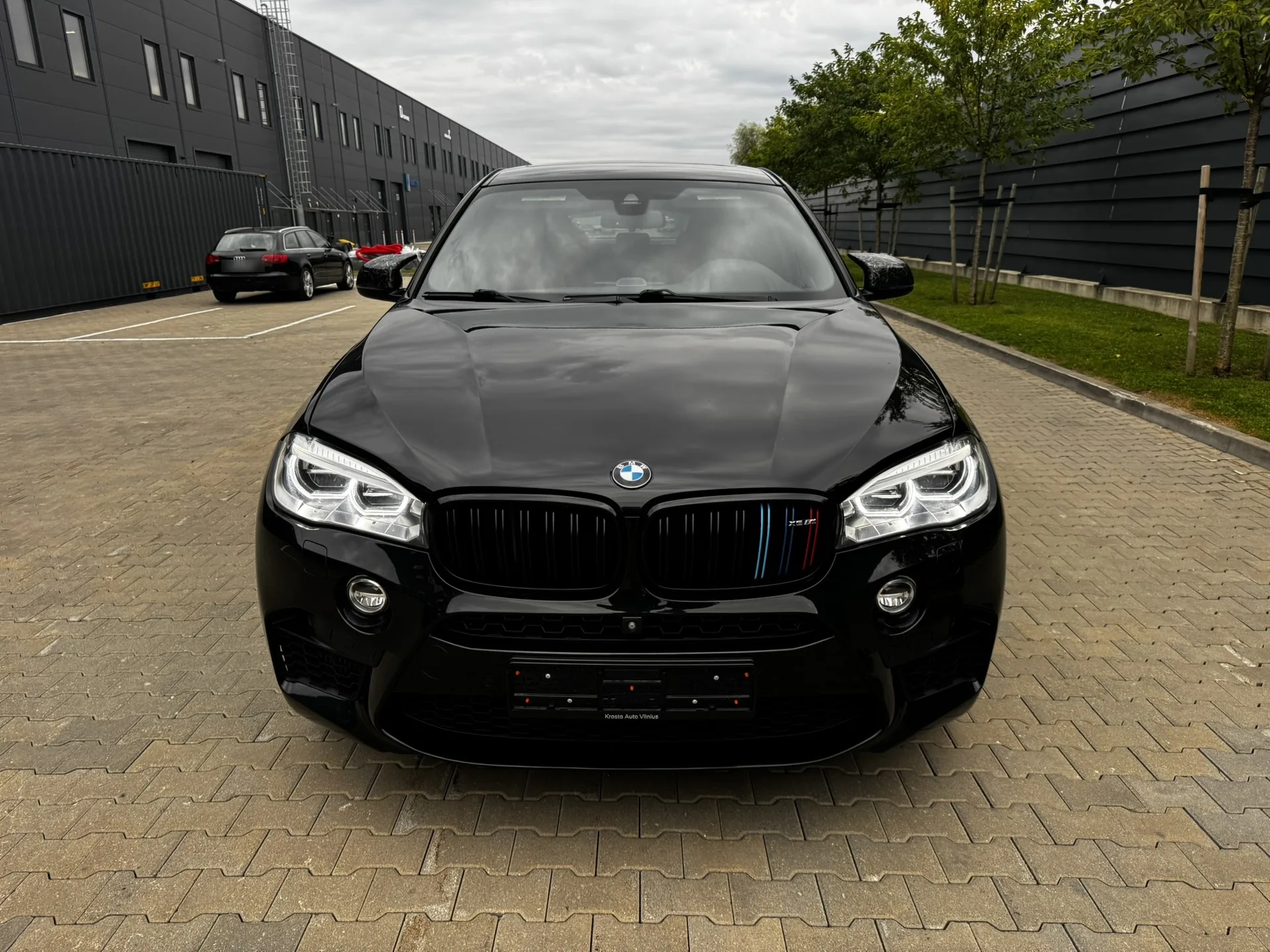 BMW X6 M 4.4 V8 xDrive · 575 hp · Bang & Olufsen · Repaired accident vehicle, US import · 7