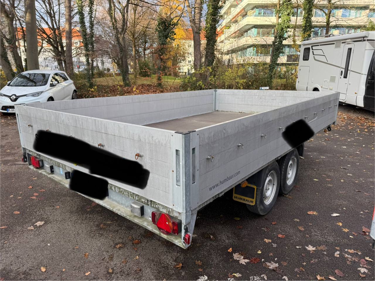 Humbaur HT35 · 3,500 kg · Tandem-axle trailer · 4