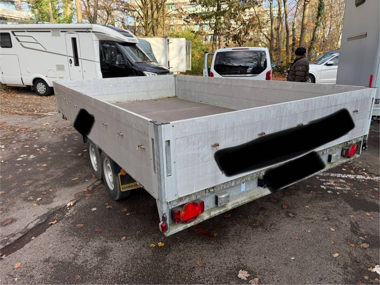 Humbaur HT35 · 3,500 kg · Tandem-axle trailer · 6