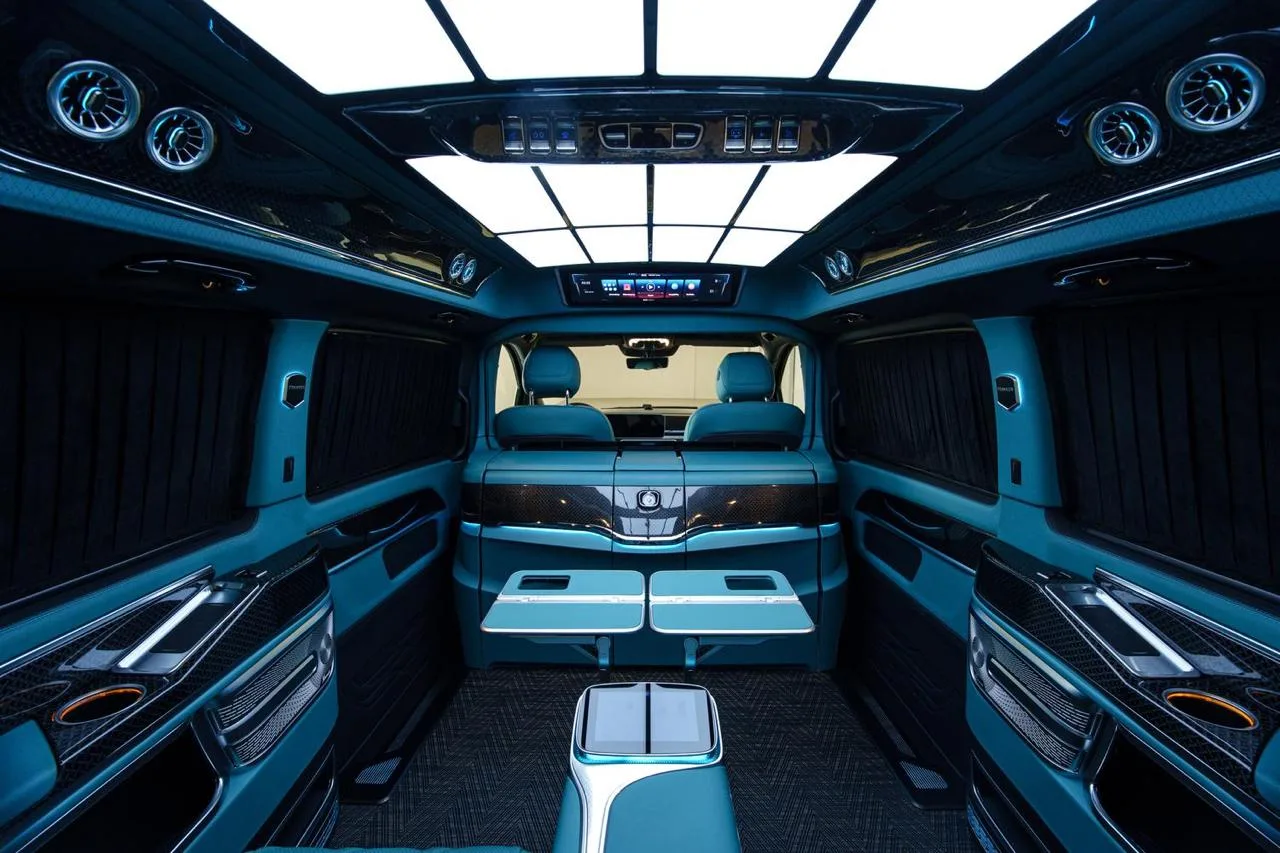 Mercedes-Benz V 300 d 4MATIC extralang Royal Lux Tiffany by Franken Autodesign · 9