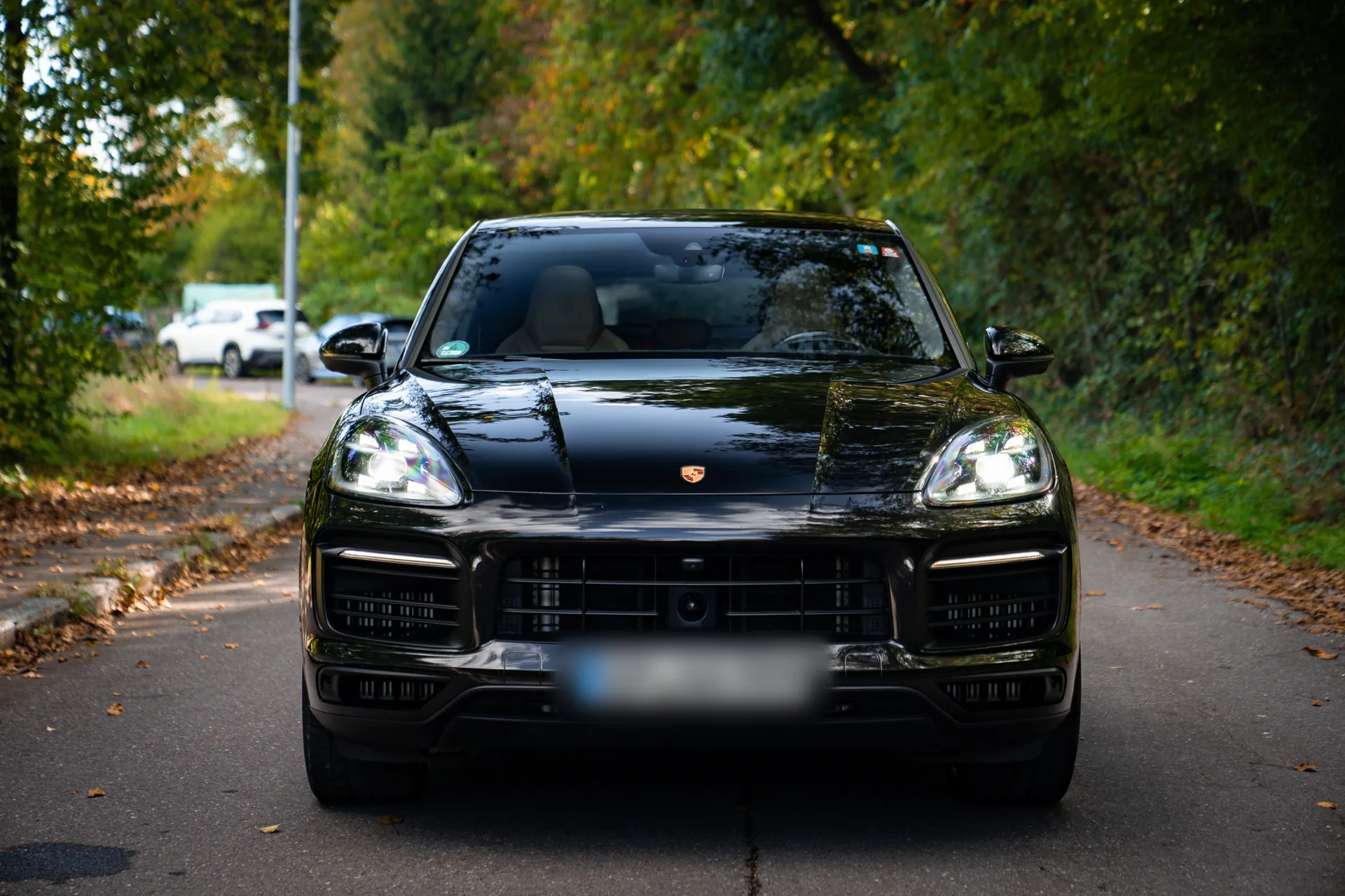 Porsche Cayenne S Coupé Platinum Edition · 440 hp · Air suspension · Rear-axle steering · Head-up · 22-inch · 4
